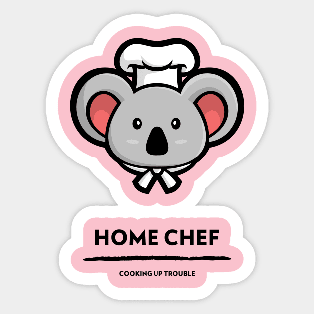 Home Chef Koala Sticker by Fresh Sizzle Designs